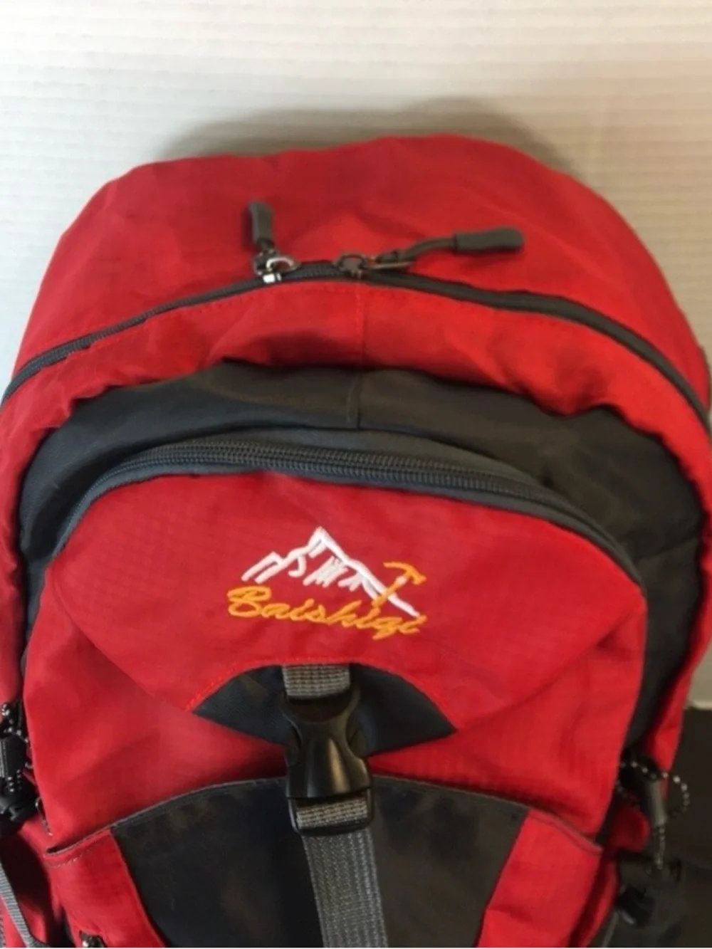 Baishiqi Alaska 40L Hiking Backpack Camping Outdoor Daypack Red Black Travel
